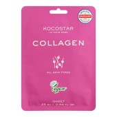 Kocostar Collagen Sheet Mask Εμποτισμένη Μάσκα Προσώπου για Αναζωογόνηση 25ml