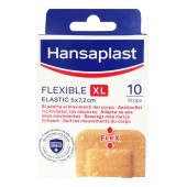 Hansaplast Flexible Strips XL Elastic 5x7,2cm 10 εμ
