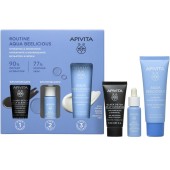 Apivita Promo Aqua Beelicious Κρέμα Ενυδάτωσης Πλούσιας Υφής 40ml & Δώρο Μαύρο Gel Καθαρισμού 15ml & Booster 10ml