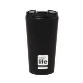Ecolife Coffee Cup Ποτήρι Θερμός Σε Μαύρο Χρώμα 370ml