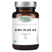 Power Health Platinum Range Zinc 15mg & Vitamin D3 2000iu 30caps