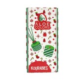 Aloe Colors Promo Kourabies Home Gift Set Reed Diffuser Αρωματικό Χώρου 125ml & Scented Soy Candle Κερί Σόγιας 150gr