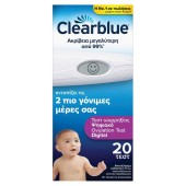 Clearblue Digital Ovulation Ψηφιακό Τεστ Ωορρηξίας 20τεμ