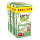 Babylino Sensitive Cotton Soft Super Pack Maxi Μέγεθος 4 (8-13kg) 150 Πάνες