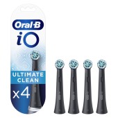 Oral-B iO Ultimate Clean Black Ανταλλακτικές Κεφαλές 4 τεμ
