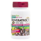 Natures Plus Extended Release Resveratrol 125mg 60tabs