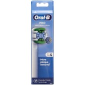 Oral-B Pro Precision Clean Medium Electric Toothbrush Head White 4 τεμ