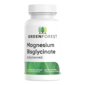 Green Forest Vitamins Magnesium Bisglycinate 200mg Συμπλήρωμα Διατροφής Μαγνησίου σε Δισγλυκινική Μορφή 60veg.caps