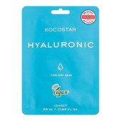 Kocostar Hyaluronic Sheet Mask Εμποτισμένη Μάσκα Προσώπου για Θρέψη & Ενυδάτωση 25ml