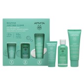 Apivita Promo Just Bee Clear Blemish Control Mattifying Moisturizer 40ml & Δώρο Purifying Cleanser Gel 15ml & Δώρο Pore Minimizing Purifying Lotion 50ml