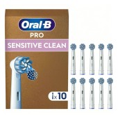 Oral-B Pro Sensitive Clean Soft Electric Toothbrush Head Replacement White 10τεμ