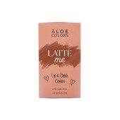 Aloe Colors Lip & Cheek Combo Latte Me Σετ με Lip & Cheek Stick Rosy Crush για Χείλη & Μάγουλα 5 g & Creamy Lip Liner Latte Nude Μολύβι Χειλιών 0,5 g