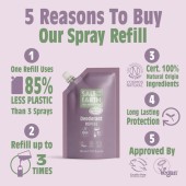 Salt of the Earth Vegan Αποσμητικό Spray Clary Sage & Mint Refill Pouch 300ml