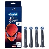 Oral-B iO Kids 6+ Spiderman Κεφαλές Βουρτσίσματος από 6+ ετών 4τεμ