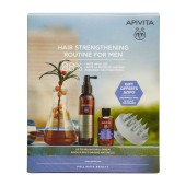 Apivita Promo Hair Strengthening Routine for Men Πρόγραμμα Ενδυνάμωσης Μαλλιών για Άνδρες με Hair Loss Lotion Λοσιόν κατά της Τριχόπτωσης 150ml & Δώρο Mini Tonic Shampoo Τονωτικό Σαμπουάν 75ml & Scalp