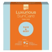 Luxurious Promo Sun Care Family Pack Sun Protection Body Cream Spf30, 200ml & High Protection Face Cream Spf50, 75ml