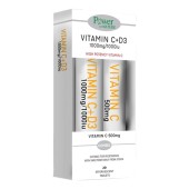 Power Health Power of Nature Promo Vitamin C 1000mg + D3 1000iu, 20 effer.tabs & Vitamin C 500mg, 20 effer.tabs