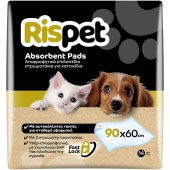 Rispet Absorbent Floor Pet Pads 90x60cm 14τεμ