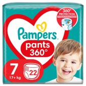 Pampers Pants Μέγεθος 7 (17+kg) 22 Πάνες-Βρακάκι