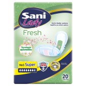 Sani Lady Fresh No5 Super Γυναικείες Σερβιέτες Νυκτός για Ελαφράς Μορφή Ακράτειας 20τεμ