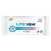 WaterWipes Adult Care Sensitive Wipes Μαντηλάκια Καθαρισμού Ενηλίκων XL, 100% Plastic-free Άοσμα, 99.9% Νερό 30τεμ