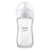 Philips Avent Natural Response Bottle 1m+Γυάλινο 240ml - Κωδ SCY933/01