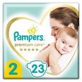 Pampers Premium Care Μέγεθος 2 (4-8kg) 23 Πάνες