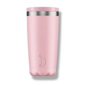 Chillys Ανοξείδωτο Ισοθερμικό Ποτήρι Καφέ Coffee Cup Pastel Pink 500ml