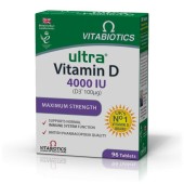 Vitabiotics Ultra Vitamin D3 4000 Iu 96 tabs