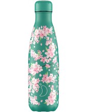 Chillys Ανοξείδωτο Μπουκάλι - Θερμός Floral Cherry Blossoms 500 ml
