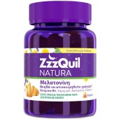 ZzzQuil Natura Συμπλήρωμα Διατροφής Με Μελατονίνη & Γεύση Μπανάνα & Μάνγκο 30 ζελεδάκια