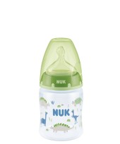 Nuk First Choice Plus Μπιμπερό Πολυπροπυλενίου (PP) Με Θηλή Σιλικόνης 150 ml 0-6 Μηνών Μέγεθος M