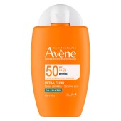 Avene Ultra Fluid Oil Control Spf50 Αντηλιακό για Πρόσωπο Υψηλής Προστασίας Χωρίς Άρωμα 50ml
