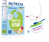 Nutricia Βρεφική Κρέμα Φρουτόκρεμα από τον 6ο μήνα 250 gr