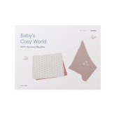 Korres Promo Baby Cozy World Κουβέρτα & Μουσελίνα Αγκαλιάς 100% Οργανικό Βαμβάκι 2τεμ