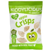 Kiddylicious Apple Crisps Πατατάκια Μήλο από τον 12ο μήνα 12 gr