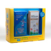 Vican Promo Chewy Vites Ασβέστιο + Βιταμίνη D3 60 Ζελεδάκια + Δωρο Wise Land Παιδικό Σιρόπι Βοτάνων 120Ml