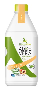 Litinas Aloe Vera Gel Με Γεύση Ροδάκινο 1000 ml
