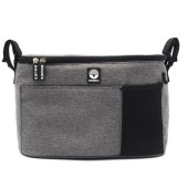 Dooky Diaper Βuggy Organizer Deluxe Grey Melange Τσάντα για Καρότσι Μωρού 1τεμ