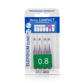 Elgydium Μεσοδόντια Clinic Monocompact 0,8 Purple 4 τμχ