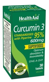 Health Aid Curcumin 3 30 tabs