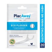Plac Away Eco Flosser Οδοντικό Νήμα με Λαβή 30 τεμ
