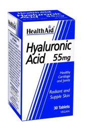 Health Aid Hyaluronic Acid 55mg 30 tabs