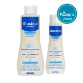 Mustela Promo Gentle Shampoo Απαλό Σαμπουάν 500ml & Δώρο Απαλό Σαμπουάν 200ml