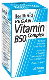Health Aid Vegan Β50 Complex 30 tabs