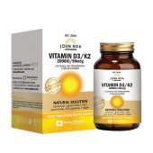 John Noa Vitamin D3 2000iu & Vitamin K2 90mcg Συμπλήρωμα Διατροφής για Οστά και Ανοσοποιητικό Σύστημα 30caps