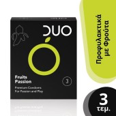 DUO Fruits Passion Προφυλακτικά με Γεύσεις 3 τμχ