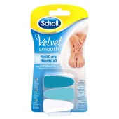 Scholl Velvet Smooth Nail Care Heads Σετ ανταλλακτικών κεφαλών X3