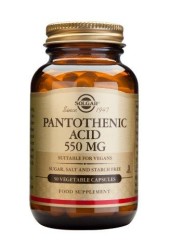Solgar Pantothenic Acid 550 mg 50 Veg.Caps