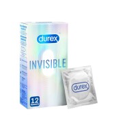 Durex Προφυλακτικά Invisible Extra Sensitive 12 Τμχ